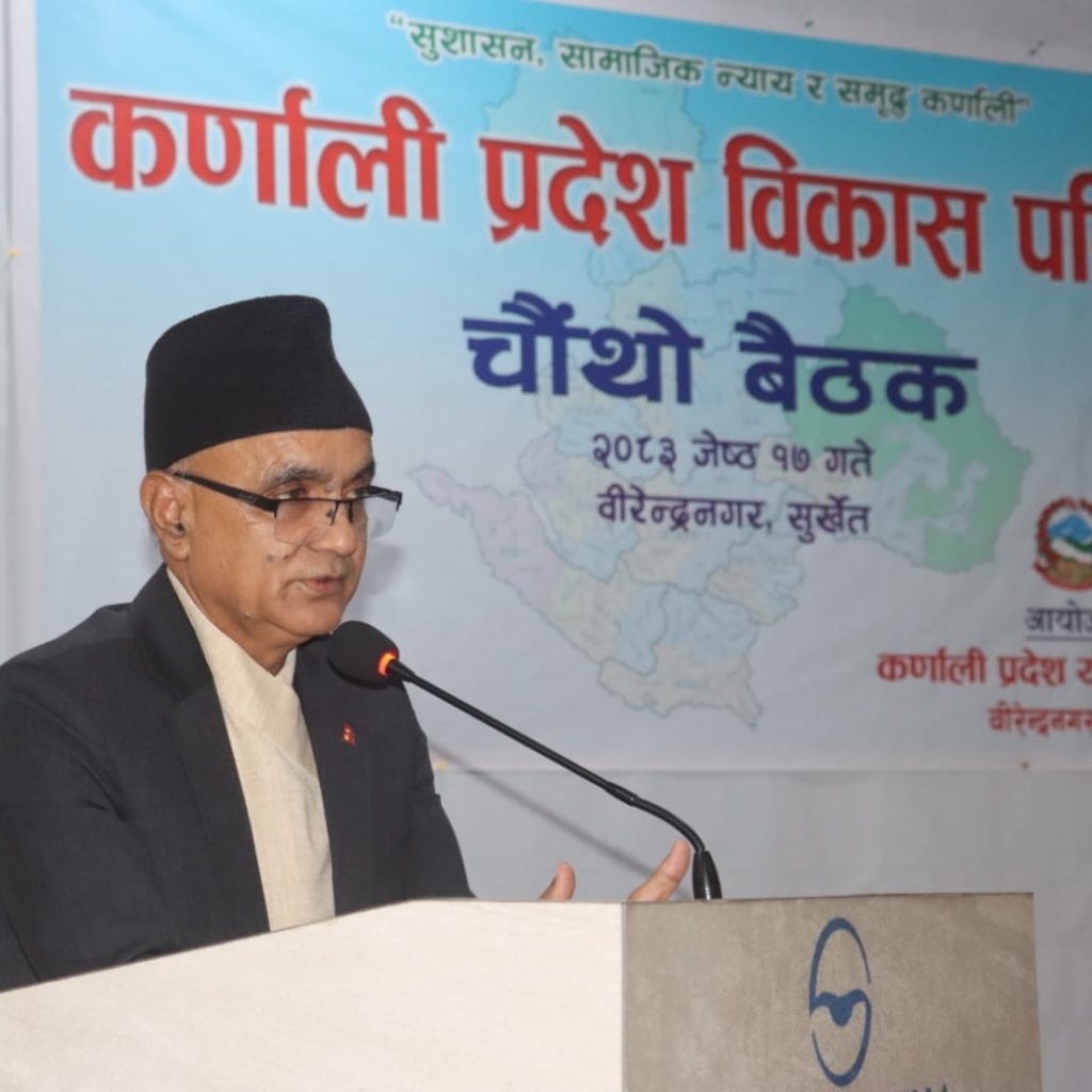 सबैको सामूहिक प्रयासबाट नै कर्णालीको विकास सम्भव छ : मुख्यमन्त्री कँडेल।